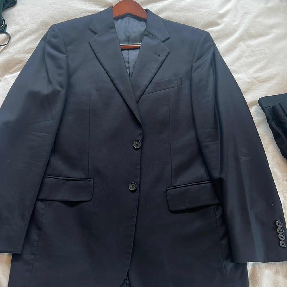 Joseph Aboud Wool Suit - Navy